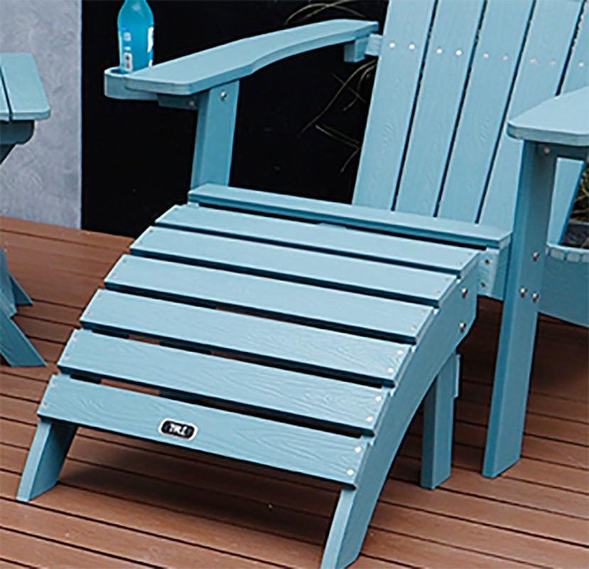 All-Weather Adirondack Ottoman Outdoor Footstool