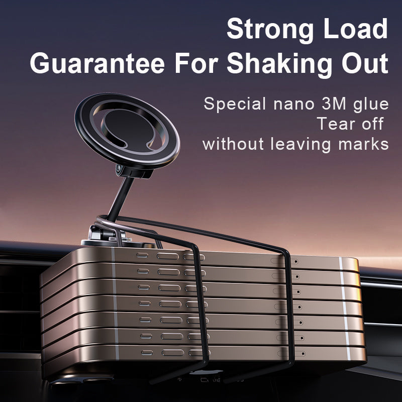 Military-Grade Magnetic Car Phone Holder – Strong Suction & 360° Adjustable Mount