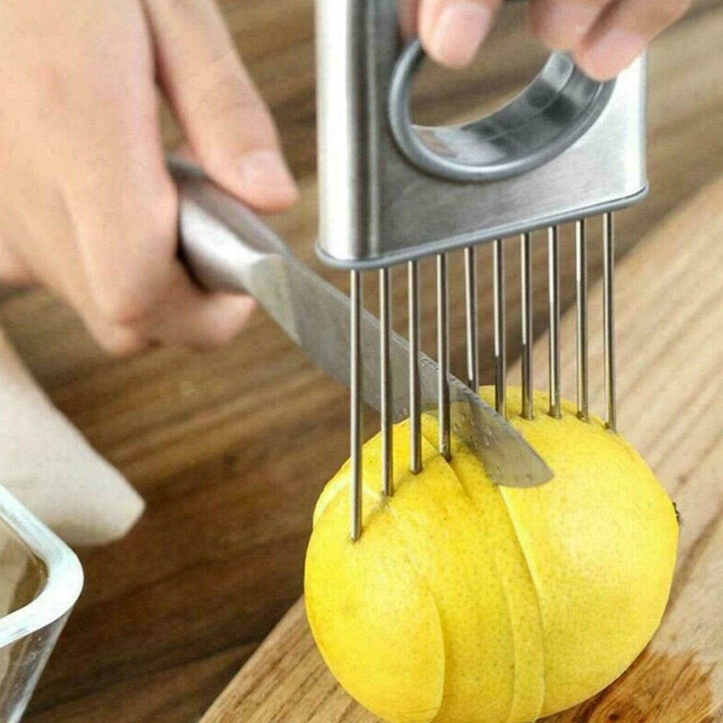 Stainless Steel Food Cutting Holder