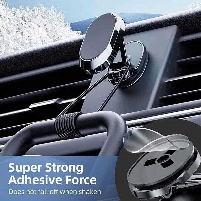 Stainless Steel Rotatable Magnetic Car Phone Holder Mount