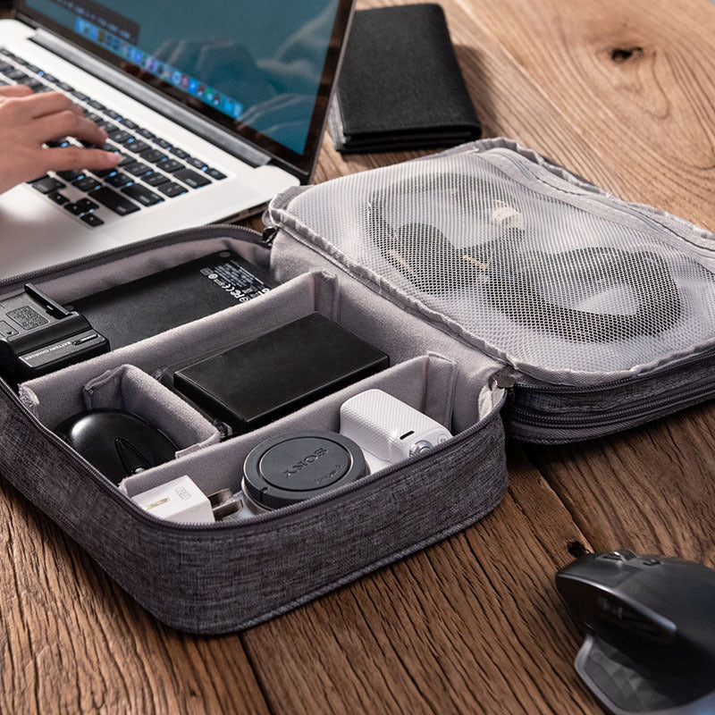 Waterproof Electronics Accessories Cable Organizer Case