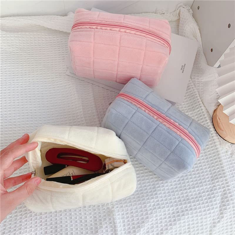 Plush Makeup Toiletry Travel Bag