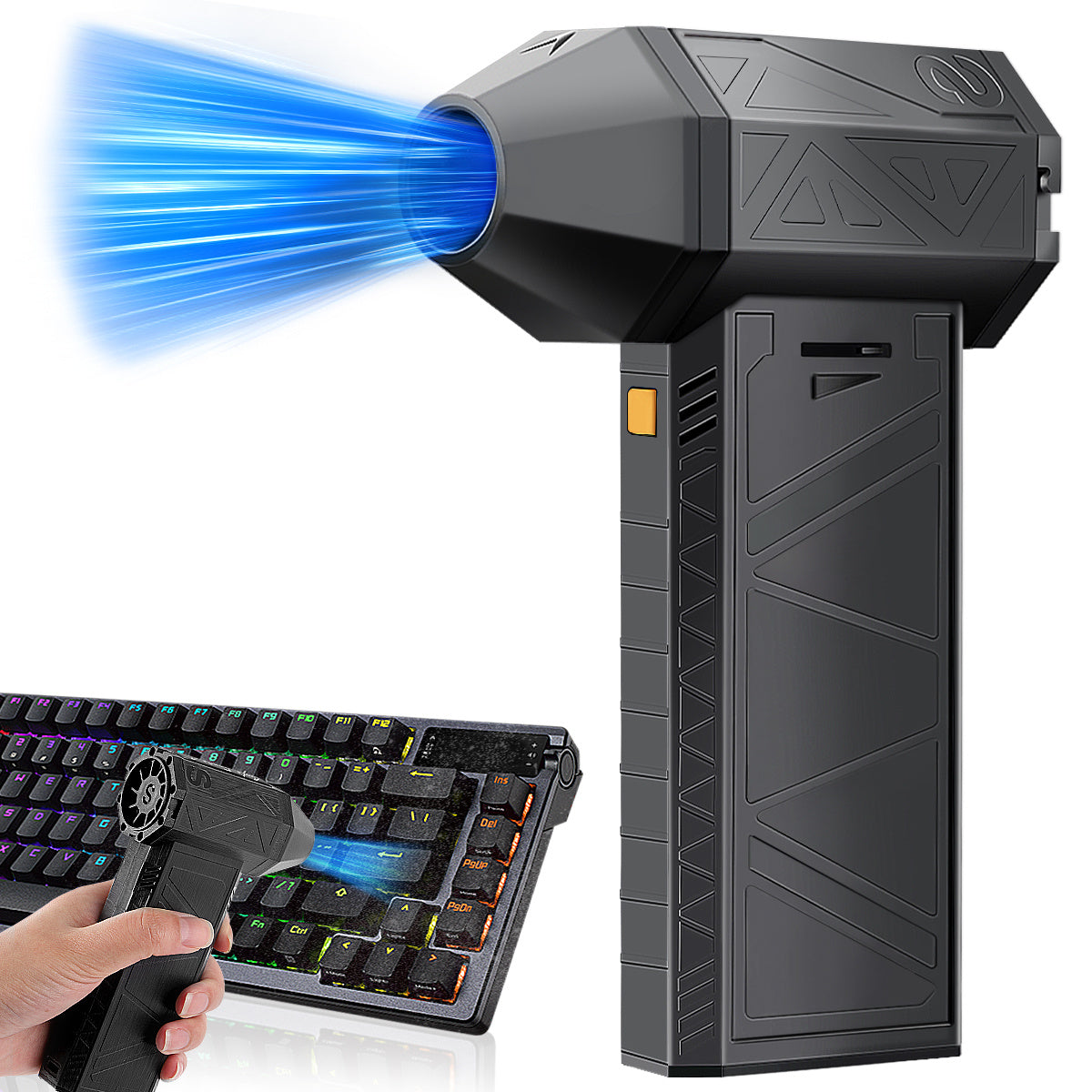 High Power Portable Electric Jet Air Blower Duster with 8000mAh Battery 130,000 RPM