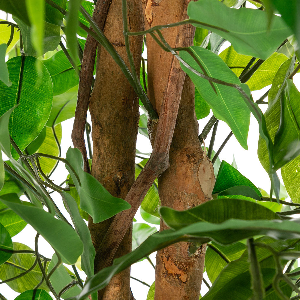 6FT Artificial Banyan Tree – Solid Wood Trunk & 1260 Lifelike Leaves