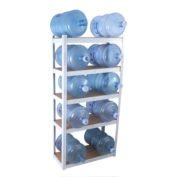 5-Tier Adjustable Metal Shelving Unit – Heavy-Duty Garage & Utility Rack