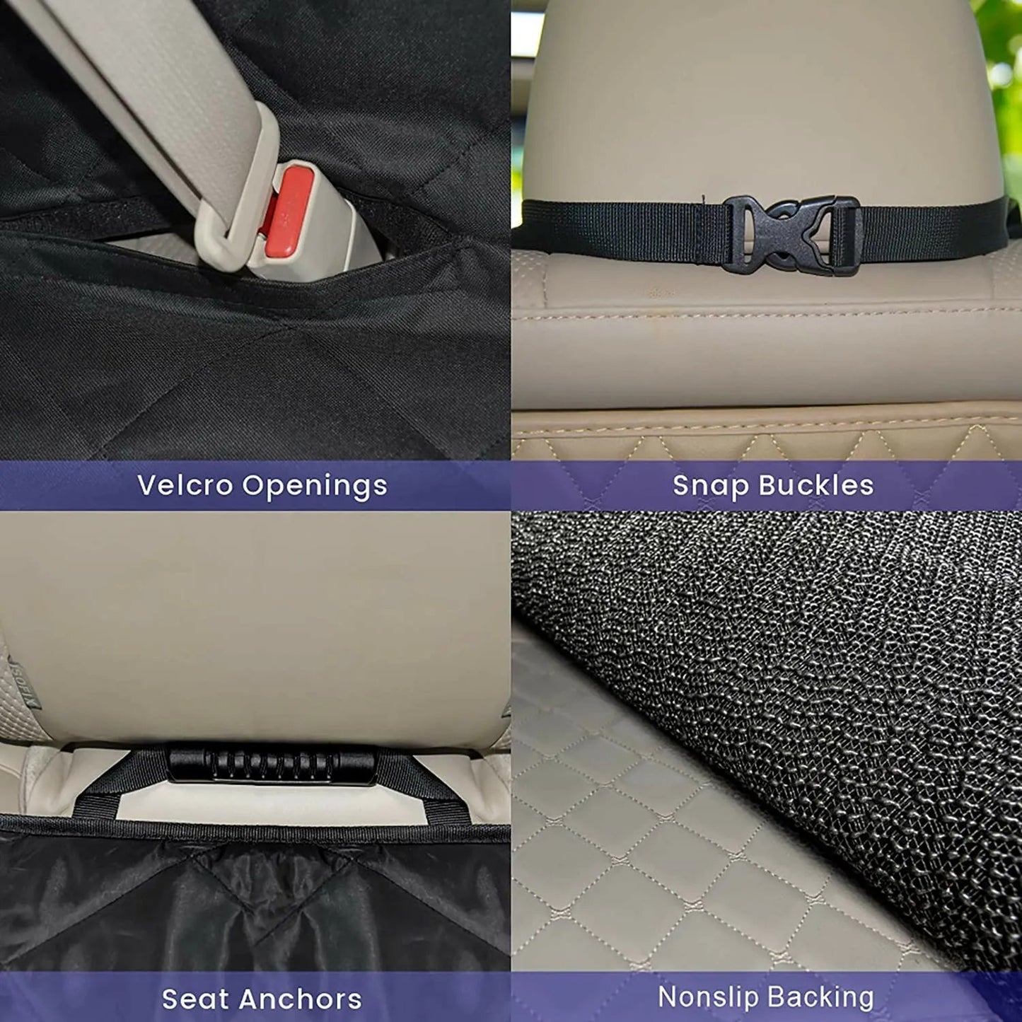 Waterproof Durable Rear Car Travel Pet Dog Seat Cover
