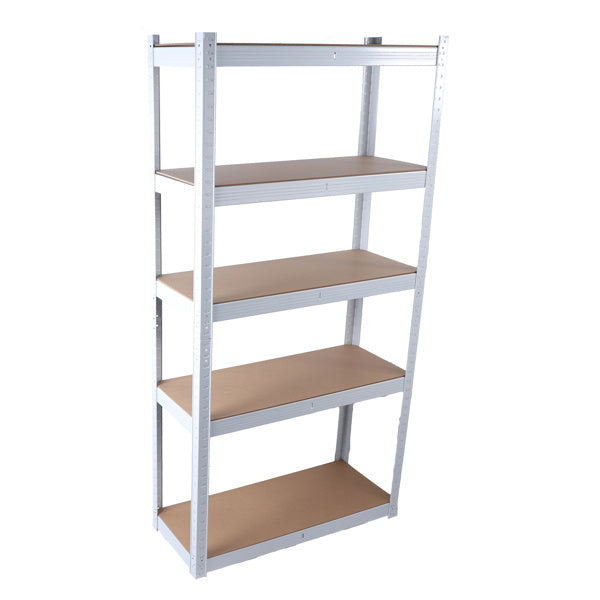 5-Tier Adjustable Metal Shelving Unit – Heavy-Duty Garage & Utility Rack