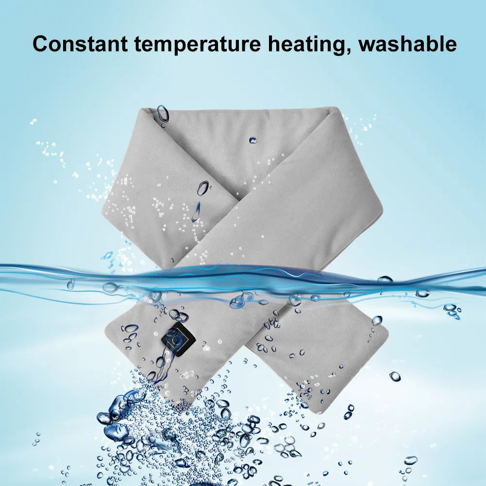 Electric Heating Scarf 3 Temp Modes USB