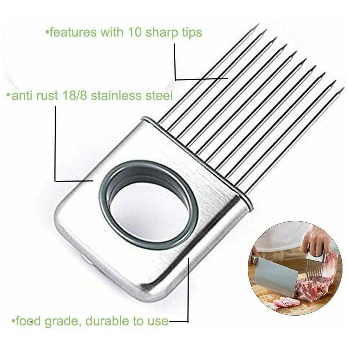Stainless Steel Food Cutting Holder
