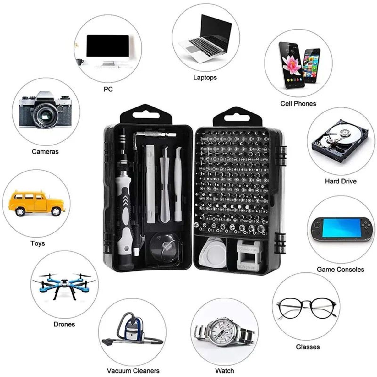 Precision Screwdriver Magnetic Repair Tool Set