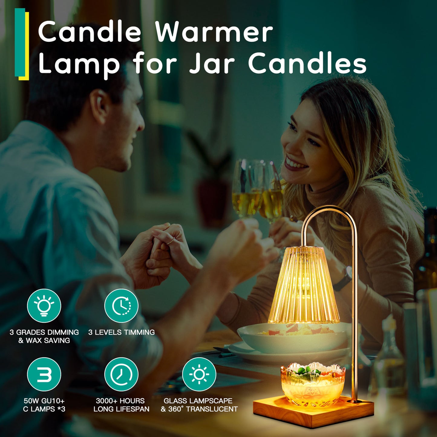Candle Warmer Lamp Lighting Aromatherapy Set
