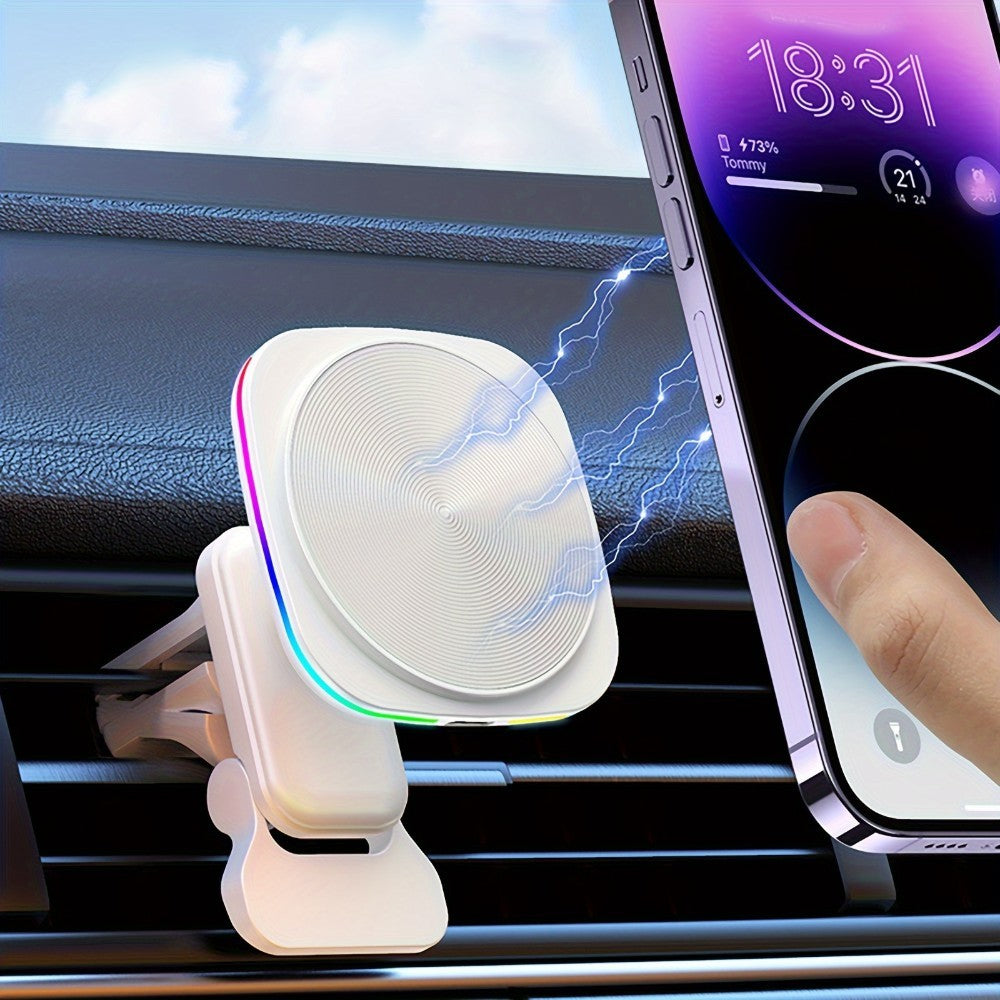15W Wireless Car Charger – Magnetic Air Vent Mount