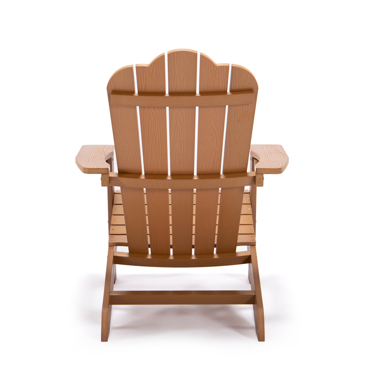 All-Weather Adirondack Outdoor Chair With Cup Holder