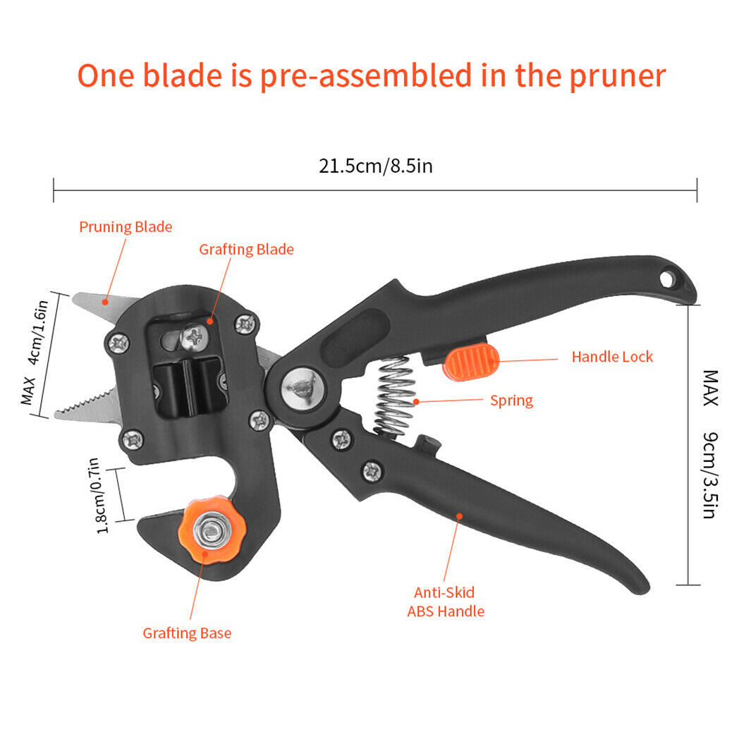 Multi-use Garden Grafting Pruner Scissors Set