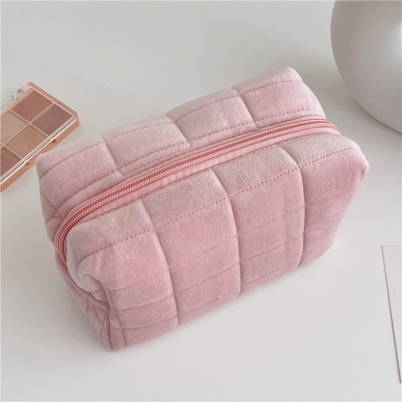 Plush Makeup Toiletry Travel Bag