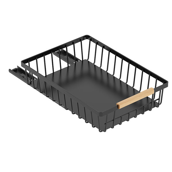 2-Pack Pull-Out Cabinet Organizers – Metal Sliding Storage Shelves