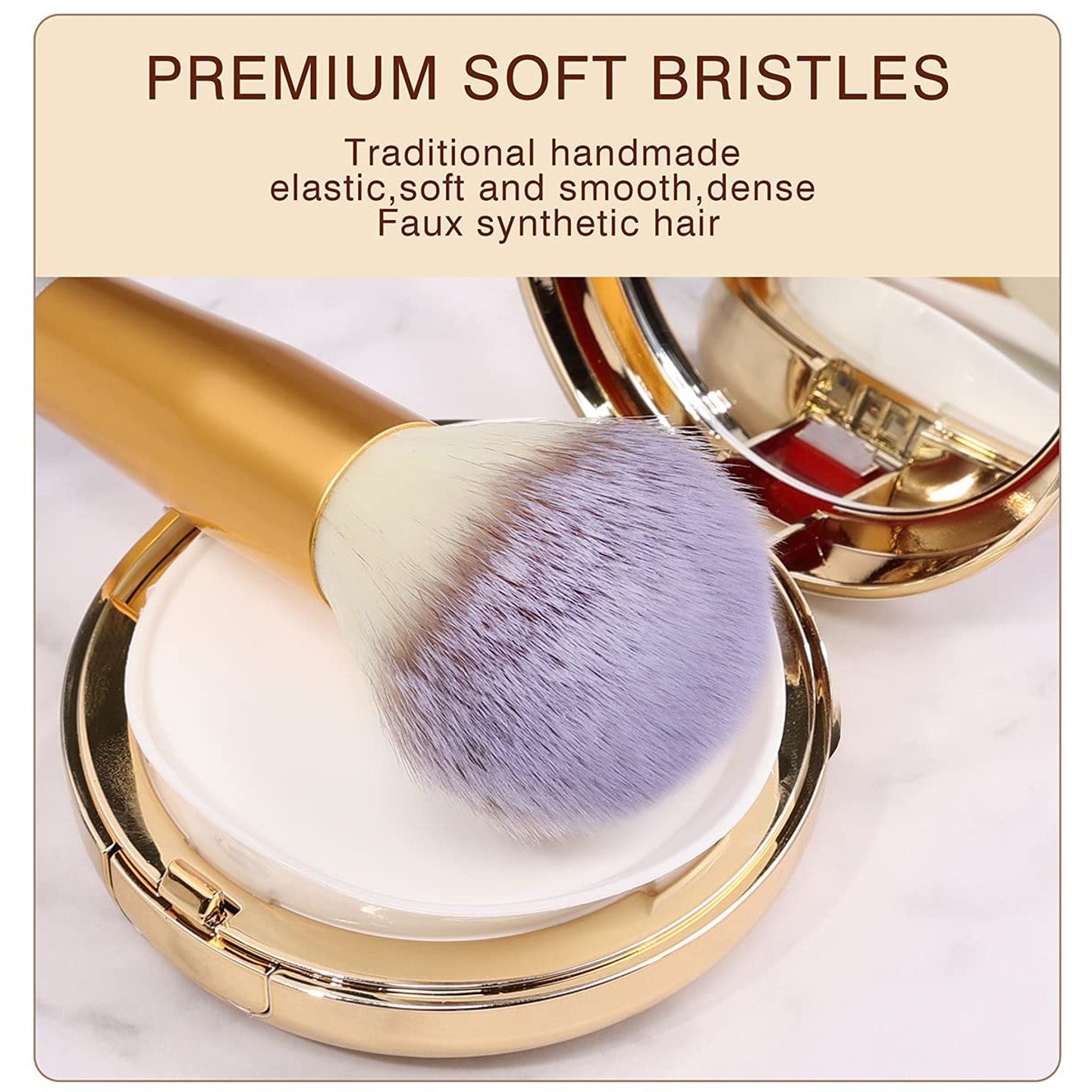 24 Pcs Professional Makeup Brushes With Bag Set