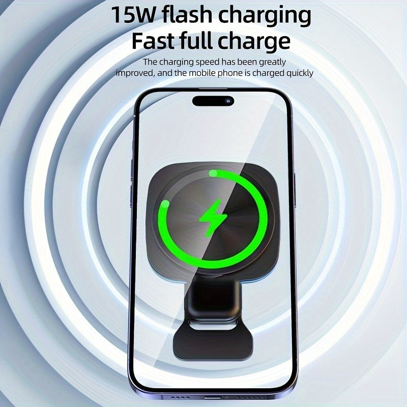 15W Wireless Car Charger – Magnetic Air Vent Mount
