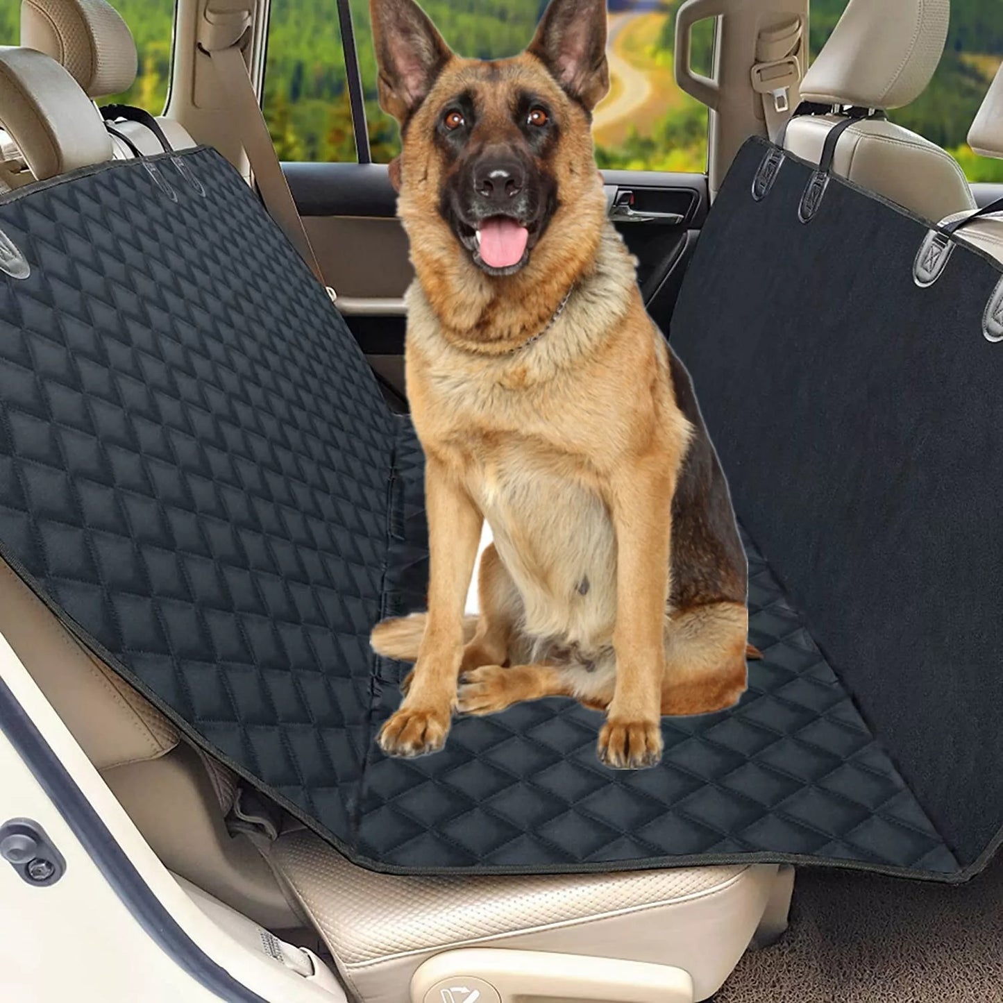 Waterproof Durable Rear Car Travel Pet Dog Seat Cover