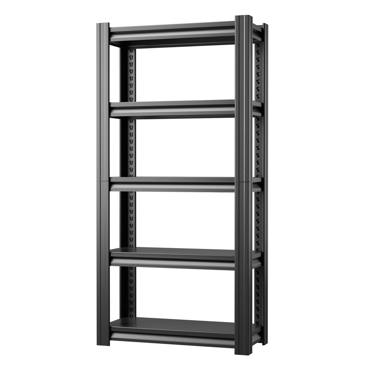 72" Heavy-Duty 5-Tier Adjustable Metal Garage Storage Shelves