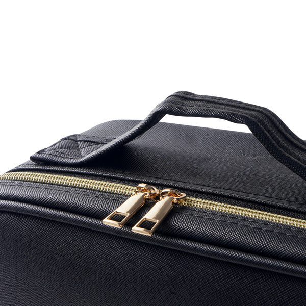Portable LED Makeup Bag with Mirror – Travel Cosmetic Organizer