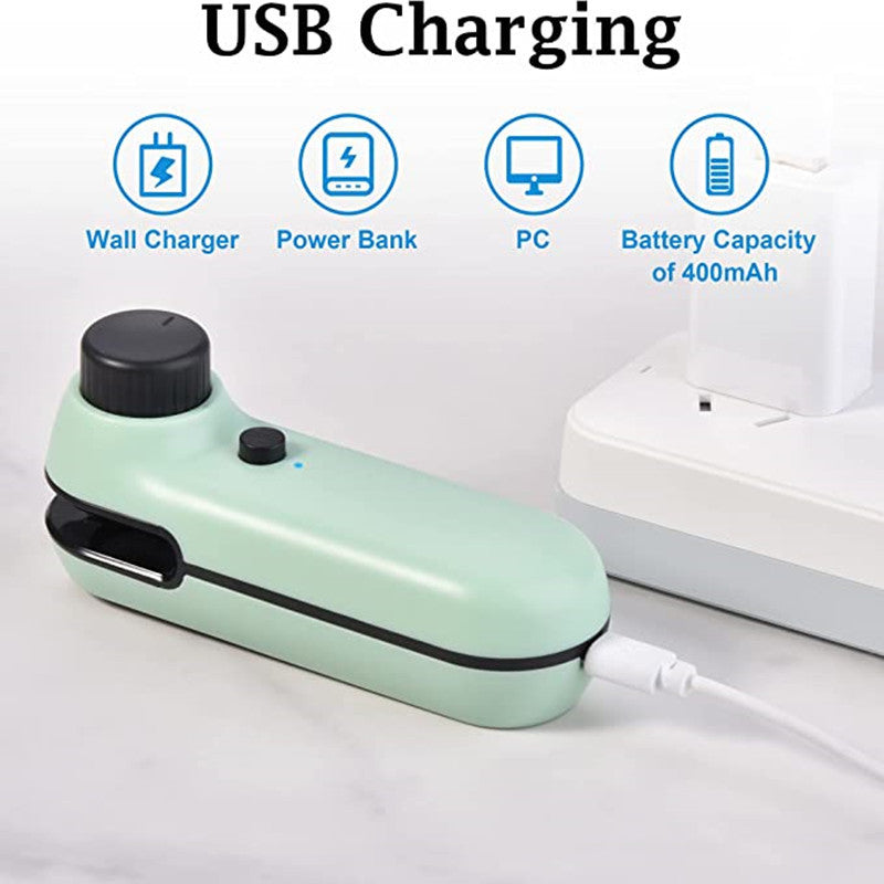 2-In-1 Electric Mini Bag Heat Sealer & Cutter