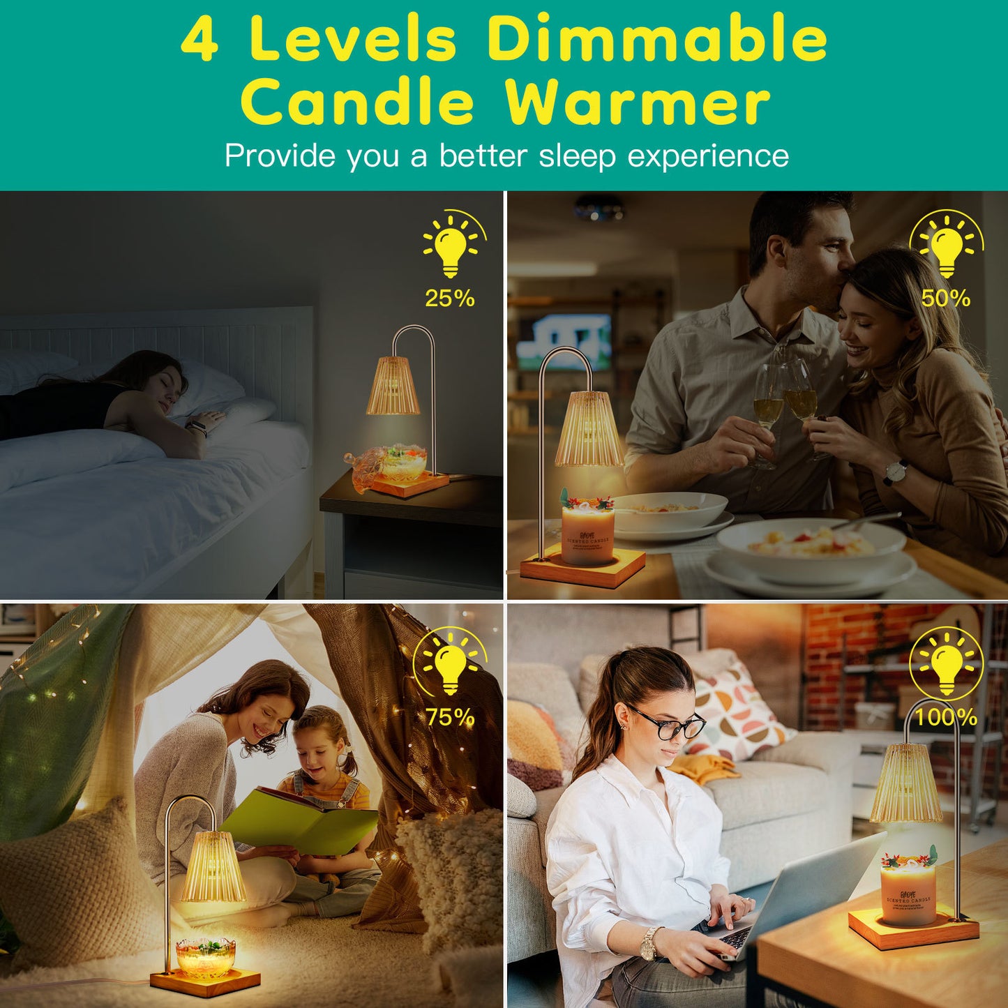 Candle Warmer Lamp Lighting Aromatherapy Set