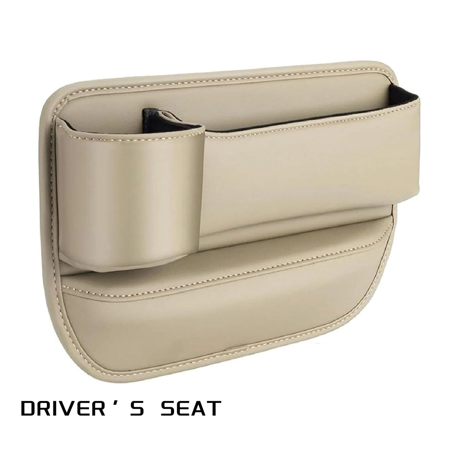 Adjustable Car Seat Gap Storage Box with Cup Holder