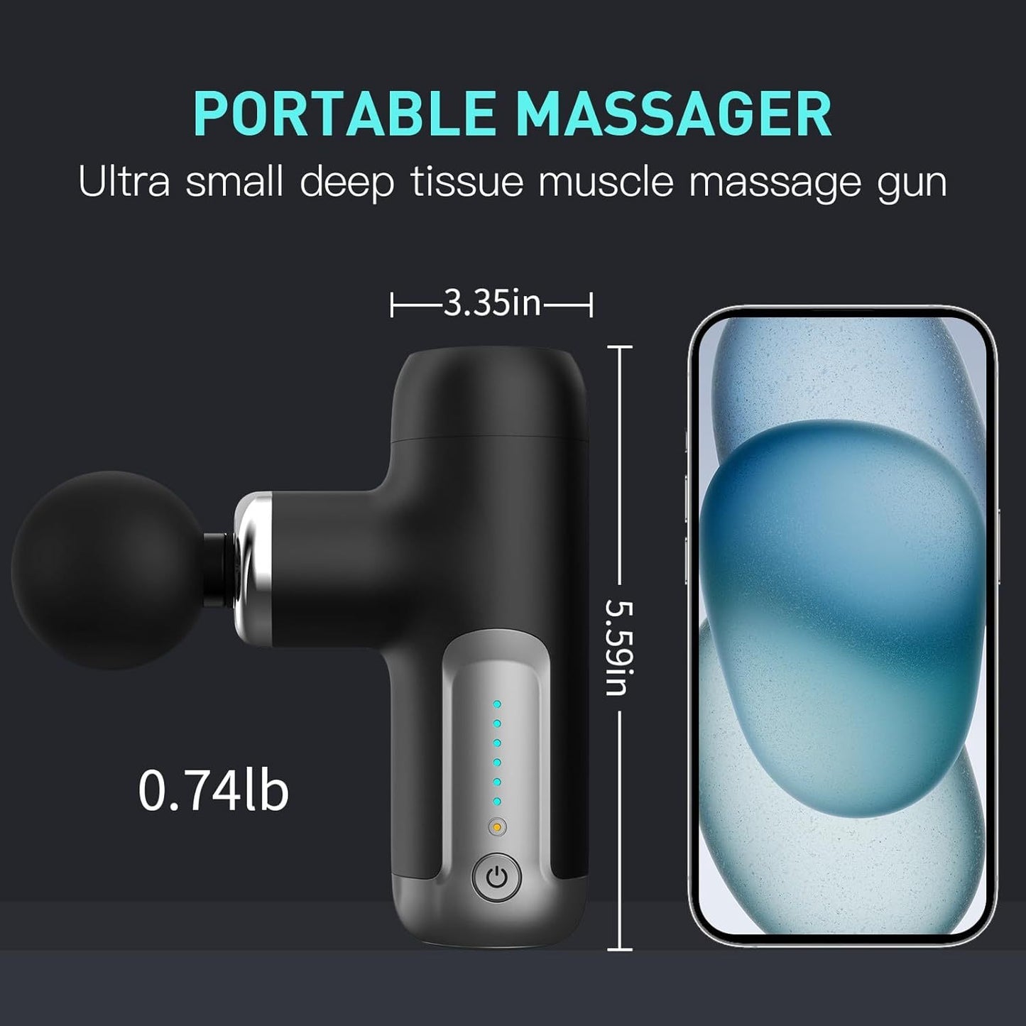 Quiet Mini Powerful Massage Gun Set
