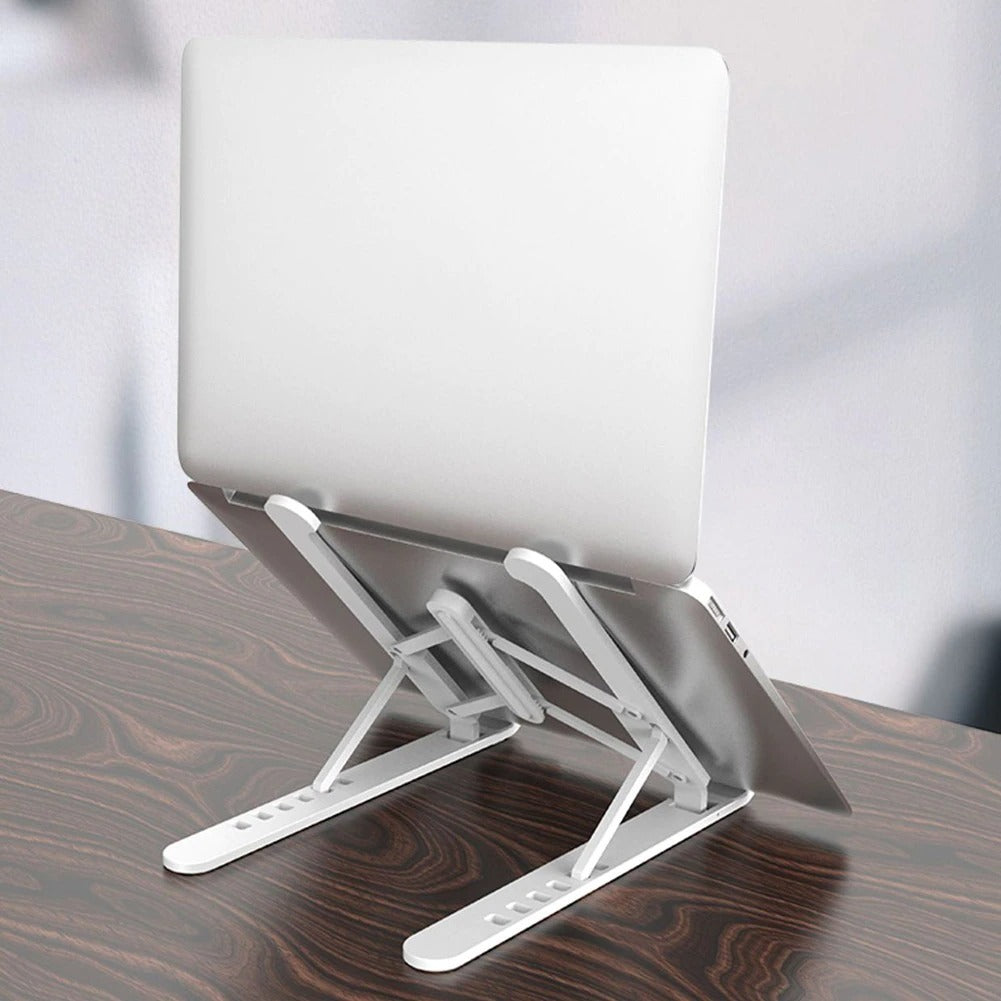 Aluminum Laptop Cooling Stand 6 Height Modes 11-17 Inch