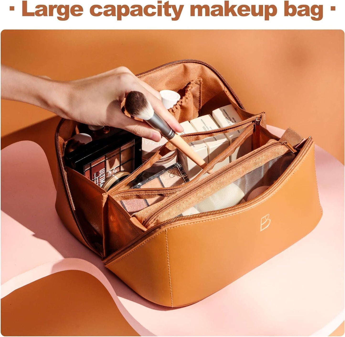 Large Makeup Toiletry Double Inner Outer Bags