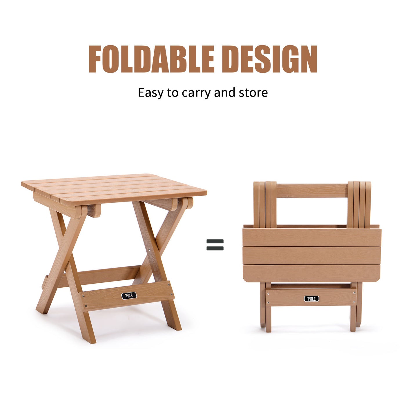 All-Weather Adirondack Portable Folding Side Table