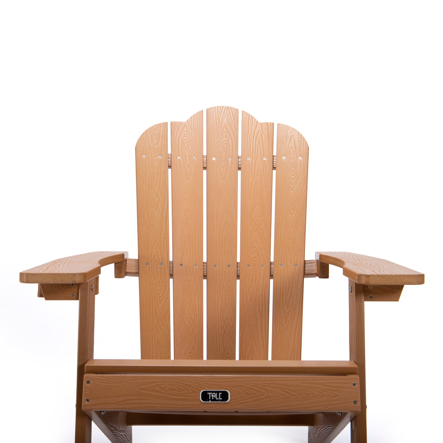 All-Weather Adirondack Outdoor Chair With Cup Holder