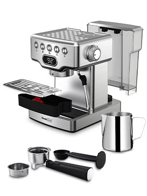 20 Bar Espresso Machine Filter & Frother Set 1.8L