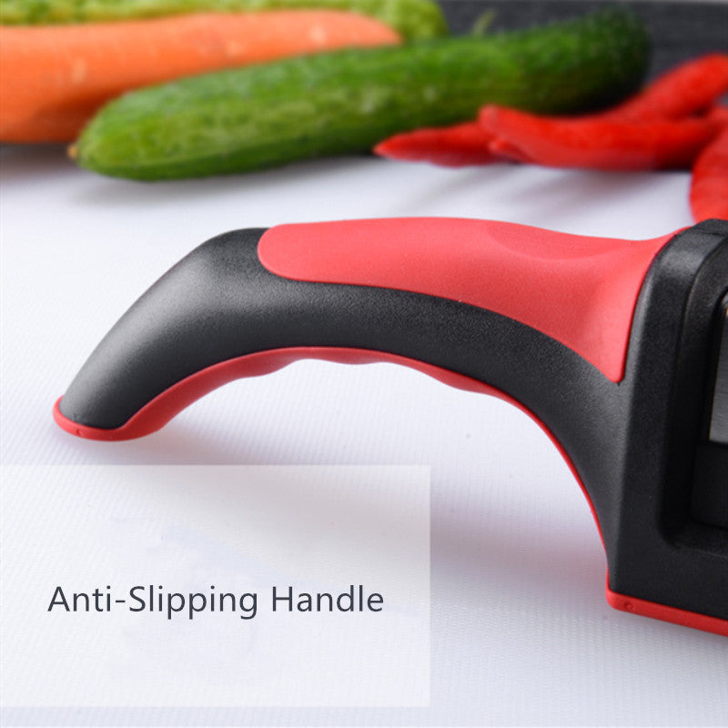 3 Stage Knife Sharpener Whetstone Tungsten Ceramic