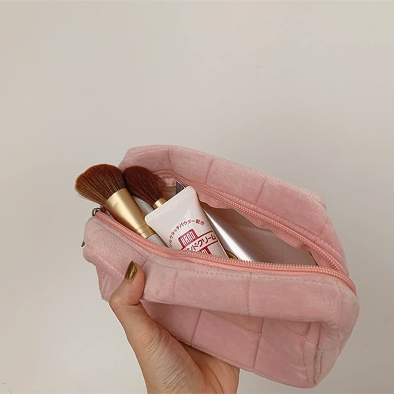 Plush Makeup Toiletry Travel Bag