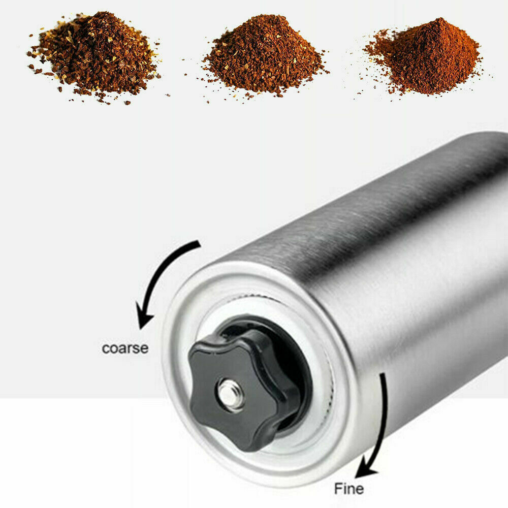 Stainless Steel Crank Coffee Beans/Spices Burr Grinder