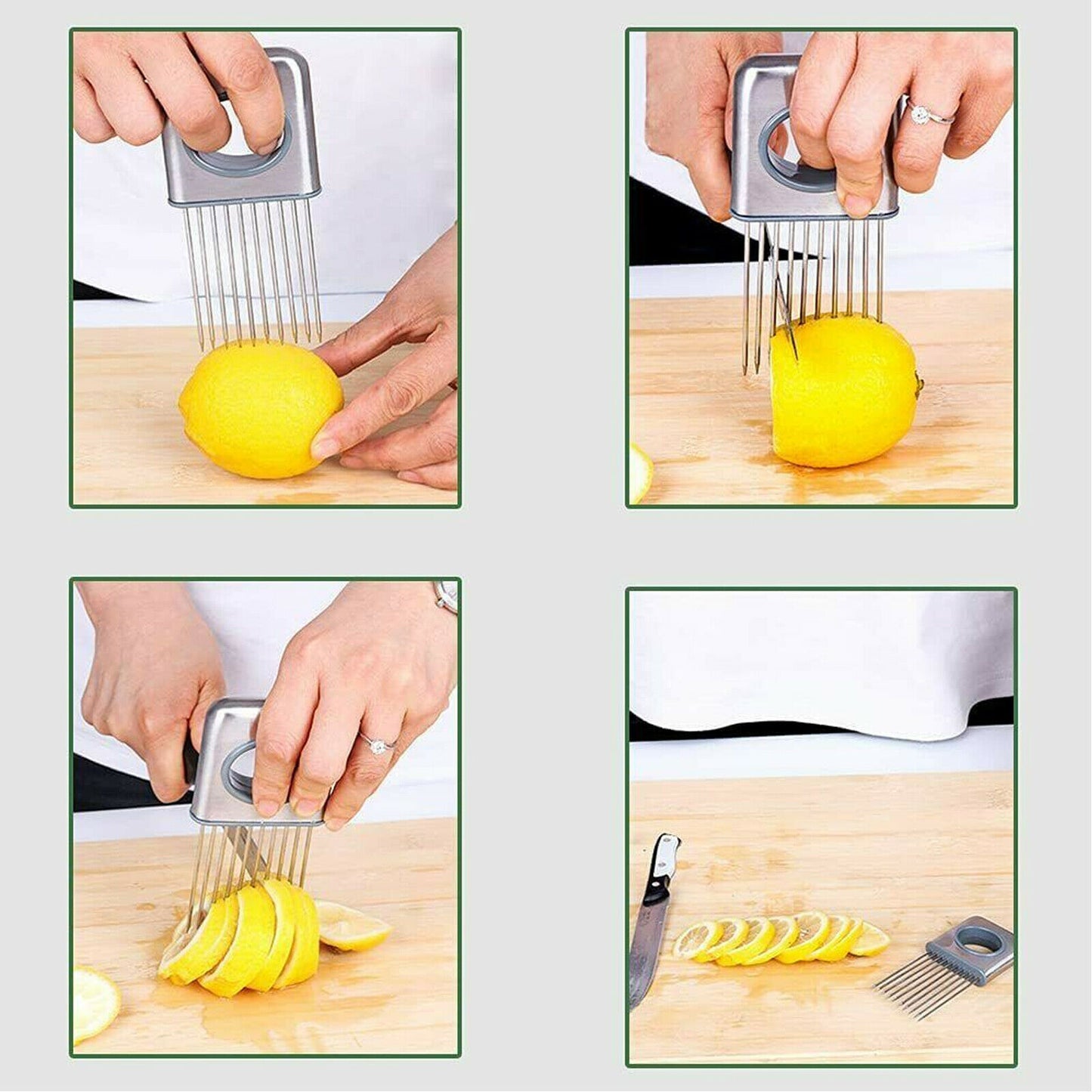 Stainless Steel Food Cutting Holder