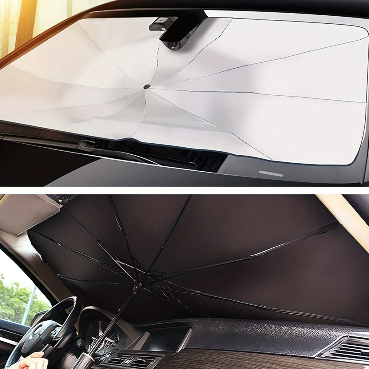 UV Protection Car Windshield Sunshade Umbrella