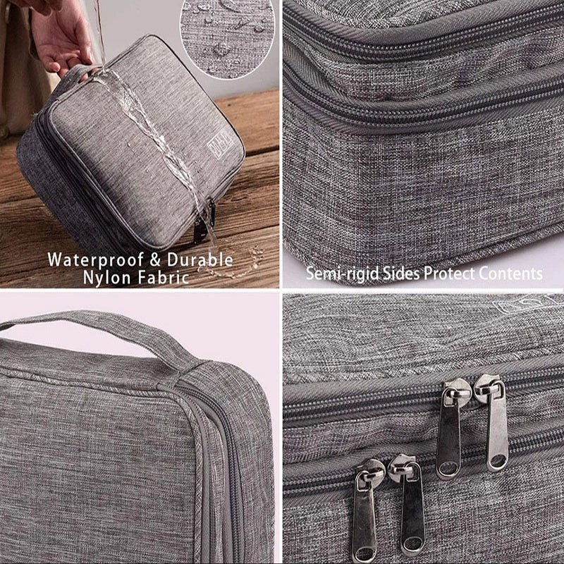 Waterproof Electronics Accessories Cable Organizer Case
