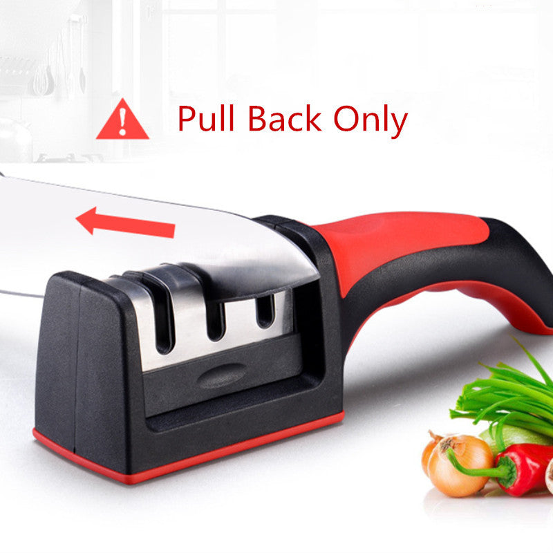 3 Stage Knife Sharpener Whetstone Tungsten Ceramic