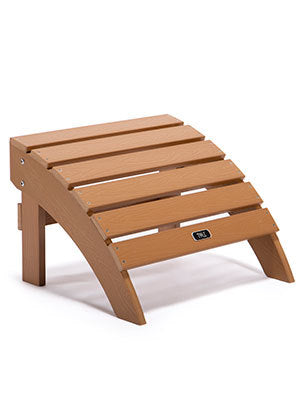 All-Weather Adirondack Ottoman Outdoor Footstool