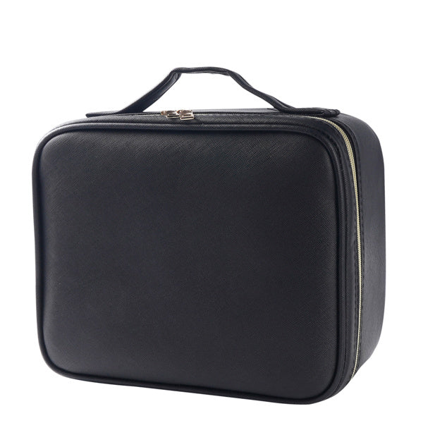 Portable LED Makeup Bag with Mirror – Travel Cosmetic Organizer