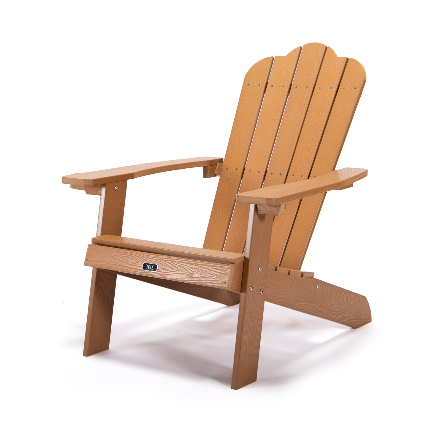 All-Weather Adirondack Outdoor Chair With Cup Holder