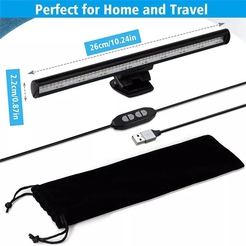Adjustable Computer Monitor LED Light Bar USB