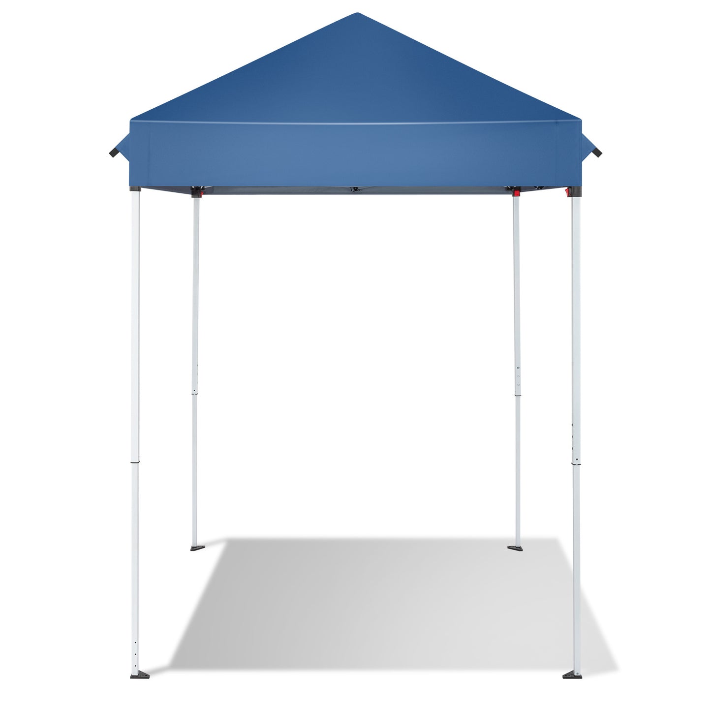 5x5ft Foldable Outdoor Awning – Blue, UV-Resistant & Waterproof Canopy