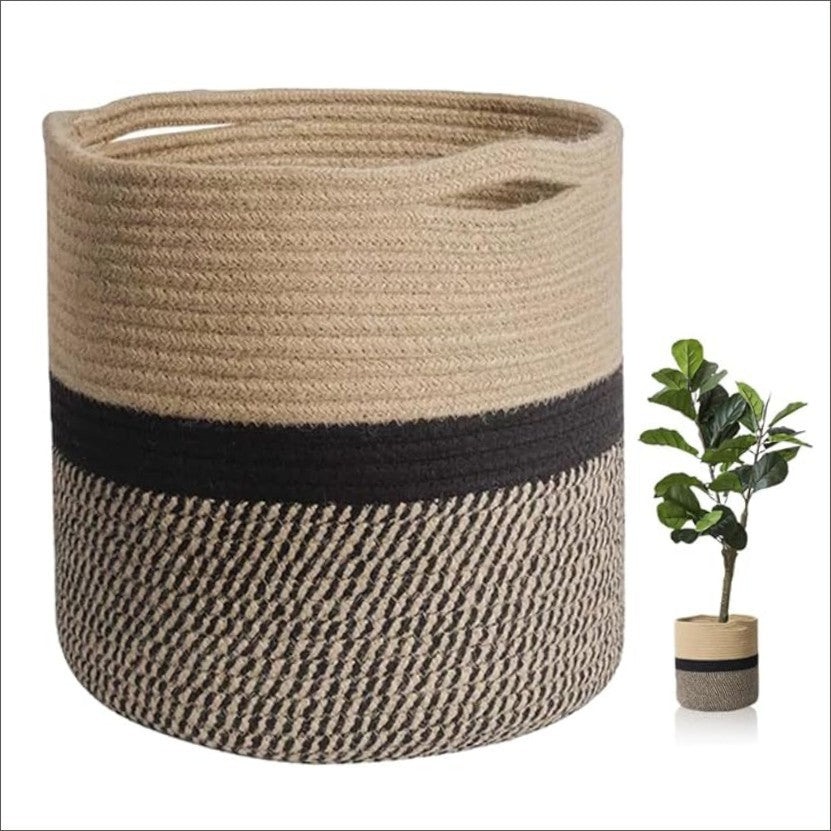 Multi-use Cotton Rope Woven Basket