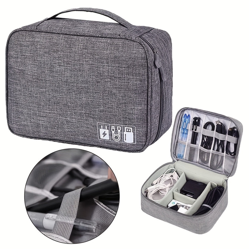 Waterproof Electronics Accessories Cable Organizer Case