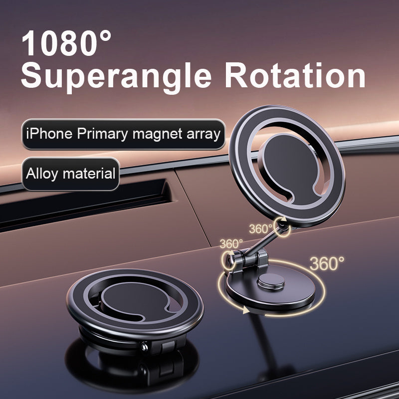 Military-Grade Magnetic Car Phone Holder – Strong Suction & 360° Adjustable Mount