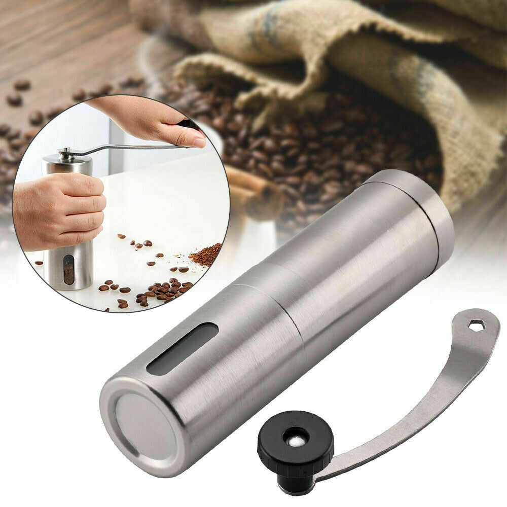 Stainless Steel Crank Coffee Beans/Spices Burr Grinder